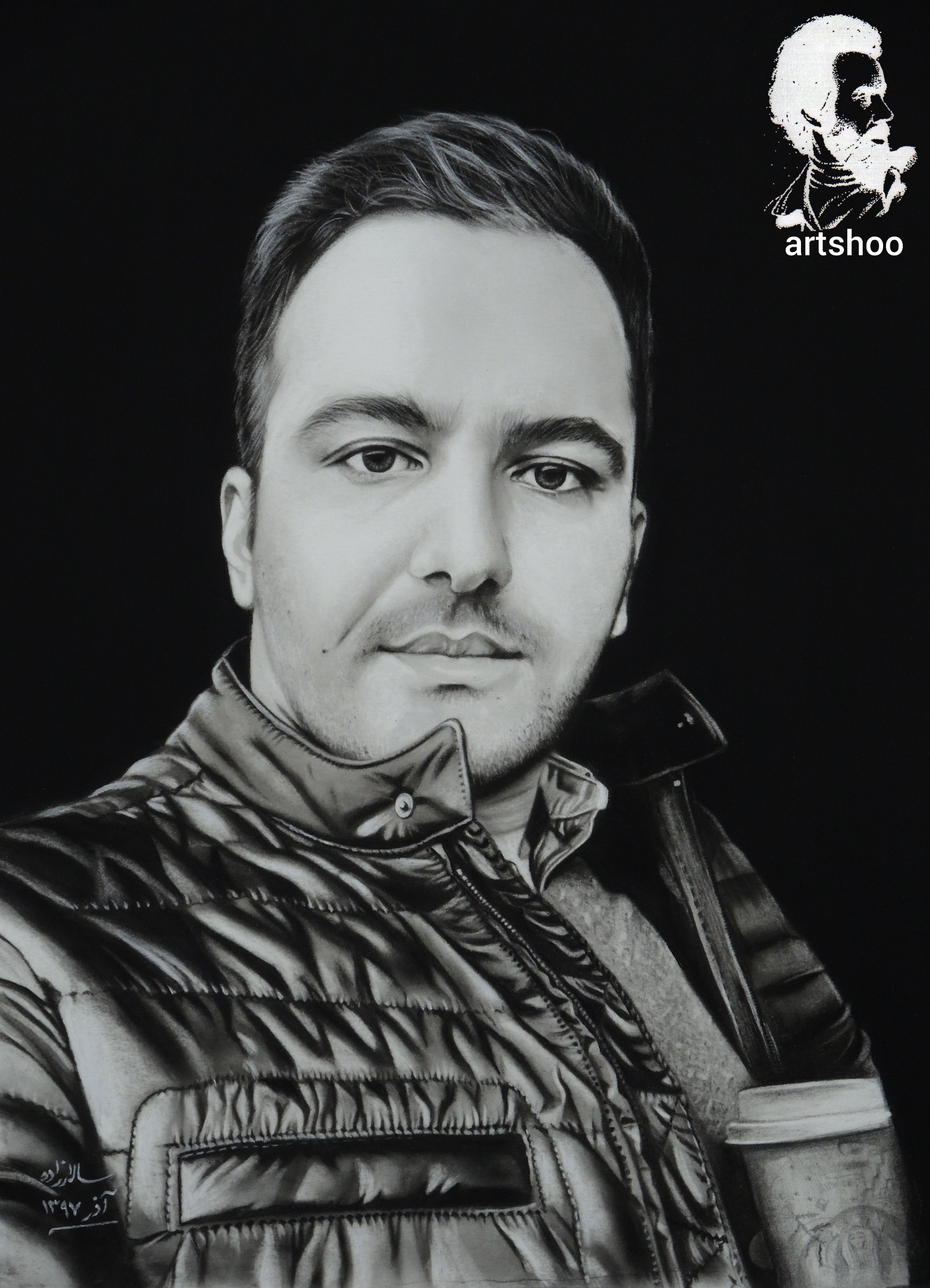 نقاشی سیاه قلم اورژینال